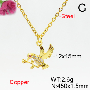 Fashion Copper Necklace  F6N405201vail-L002