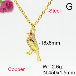 Fashion Copper Necklace  F6N405202vail-L002