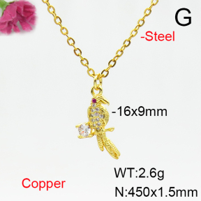 Fashion Copper Necklace  F6N405204vail-L002