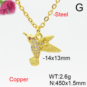 Fashion Copper Necklace  F6N405206vail-L002