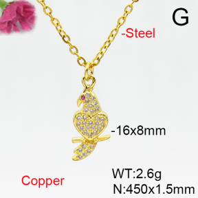 Fashion Copper Necklace  F6N405207vail-L002