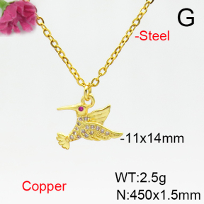 Fashion Copper Necklace  F6N405210vail-L002