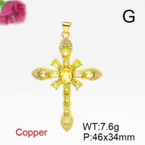 Fashion Copper Pendant  F6P400614bbml-L002