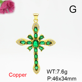 Fashion Copper Pendant  F6P400616bbml-L002