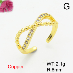 Fashion Copper Ring  F6R401334aajl-L002