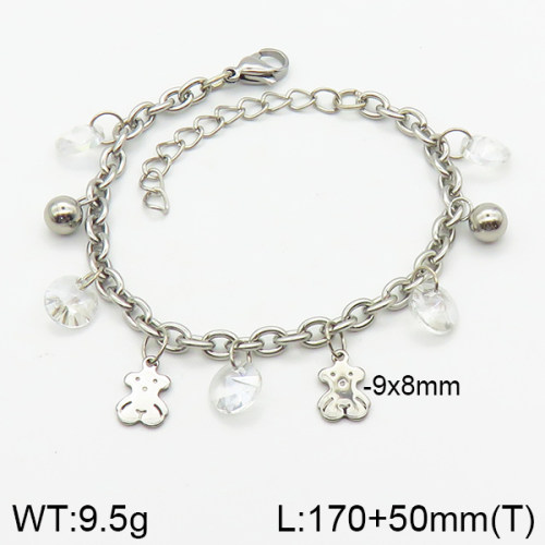 SS Bear Bracelets  TB2000274bbov-658