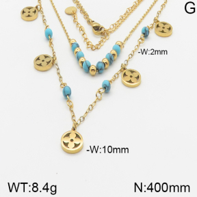 Stainless Steel Necklace  5N4001046bhil-669