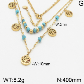Stainless Steel Necklace  5N4001048bhil-669