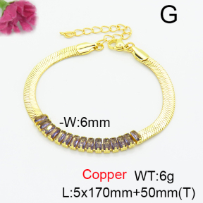 Fashion Copper Bracelet  F6B405641vbnb-L017