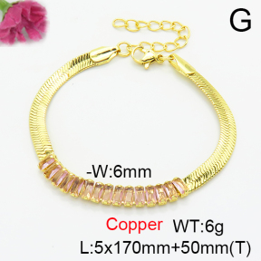 Fashion Copper Bracelet  F6B405647vbnb-L017