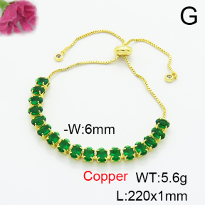 Fashion Copper Bracelet  F6B405654bbov-L017