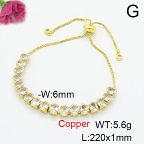 Fashion Copper Bracelet  F6B405657bbov-L017