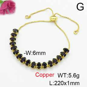 Fashion Copper Bracelet  F6B405658bbov-L017