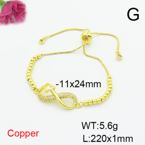 Fashion Copper Bracelet  F6B405662vbmb-L017