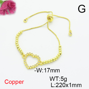Fashion Copper Bracelet  F6B405668vbmb-L017