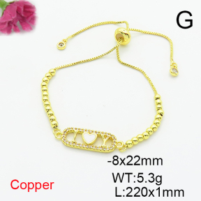 Fashion Copper Bracelet  F6B405673ablb-L017
