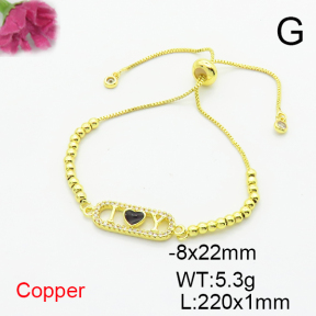 Fashion Copper Bracelet  F6B405674ablb-L017