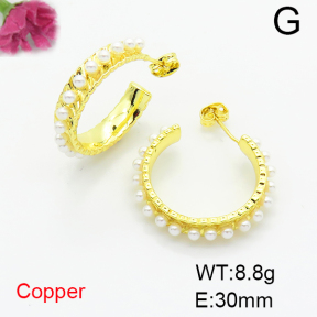 Fashion Copper Earrings  F6E301675bhva-L017