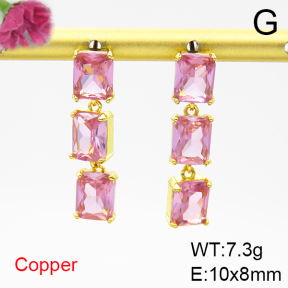 Fashion Copper Earrings  F6E404428bbov-L017