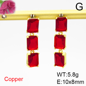 Fashion Copper Earrings  F6E404429bbov-L017