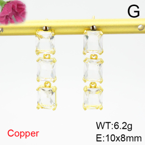Fashion Copper Earrings  F6E404430bbov-L017