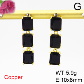 Fashion Copper Earrings  F6E404431bbov-L017