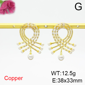 Fashion Copper Earrings  F6E404432vhov-L017