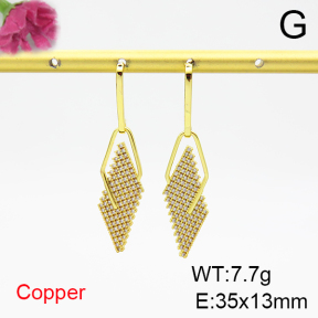 Fashion Copper Earrings  F6E404433bhva-L017