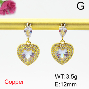 Fashion Copper Earrings  F6E404437bhva-L017
