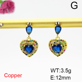 Fashion Copper Earrings  F6E404438bhva-L017