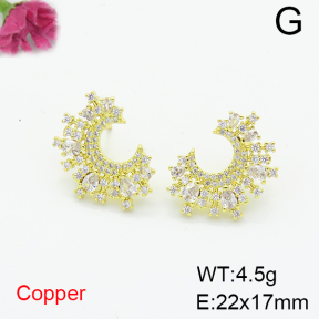 Fashion Copper Earrings  F6E404449bhva-L017