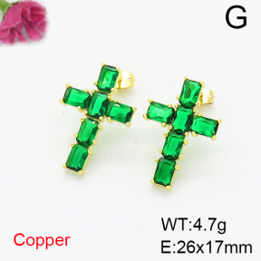 Fashion Copper Earrings  F6E404450bbov-L017
