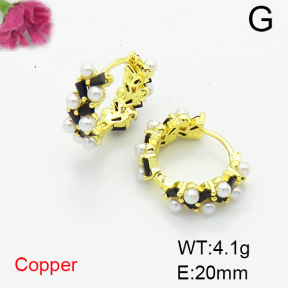 Fashion Copper Earrings  F6E404451bhva-L017