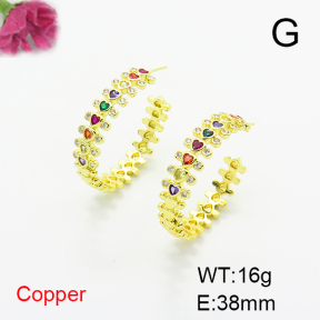 Fashion Copper Earrings  F6E404460ahjb-L017