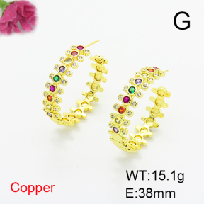Fashion Copper Earrings  F6E404461ahjb-L017