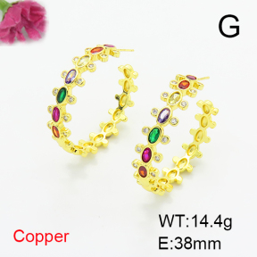 Fashion Copper Earrings  F6E404463ahjb-L017