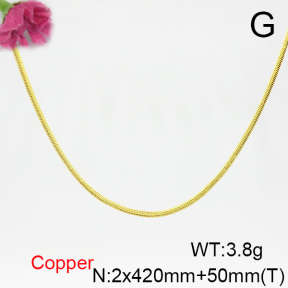 Fashion Copper Necklace  F6N200275avja-L017