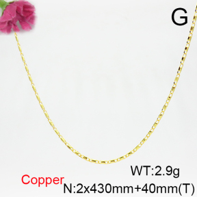 Fashion Copper Necklace  F6N200276vail-L017