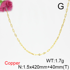 Fashion Copper Necklace  F6N200278vail-L017
