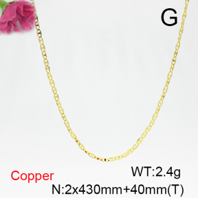 Fashion Copper Necklace  F6N200286vail-L017