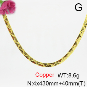 Fashion Copper Necklace  F6N200288vbnb-L017