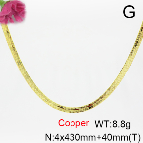 Fashion Copper Necklace  F6N200289vbnb-L017