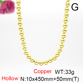 Fashion Copper Necklace  F6N200290bhva-L017