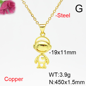 Fashion Copper Necklace  F6N200293vaia-L017