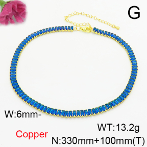Fashion Copper Necklace  F6N405211bhia-L017