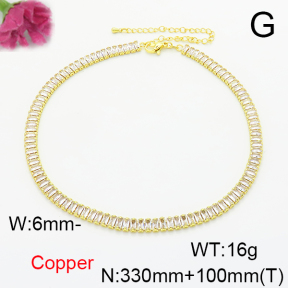Fashion Copper Necklace  F6N405212bhia-L017