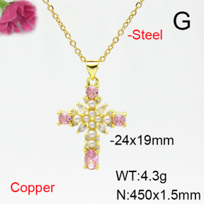 Fashion Copper Necklace  F6N405250vbmb-L017