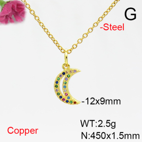 Fashion Copper Necklace  F6N405269vail-L017