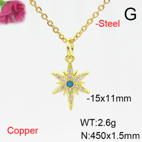 Fashion Copper Necklace  F6N405271vail-L017