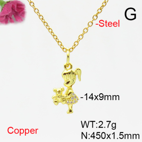 Fashion Copper Necklace  F6N405272vail-L017